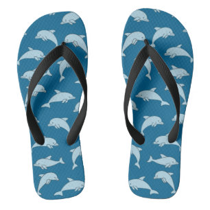 Chanclas Delfines juguetones Diseño Flip Flops