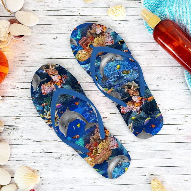 Chanclas Delfines subacuáticos (Subido por el creador)