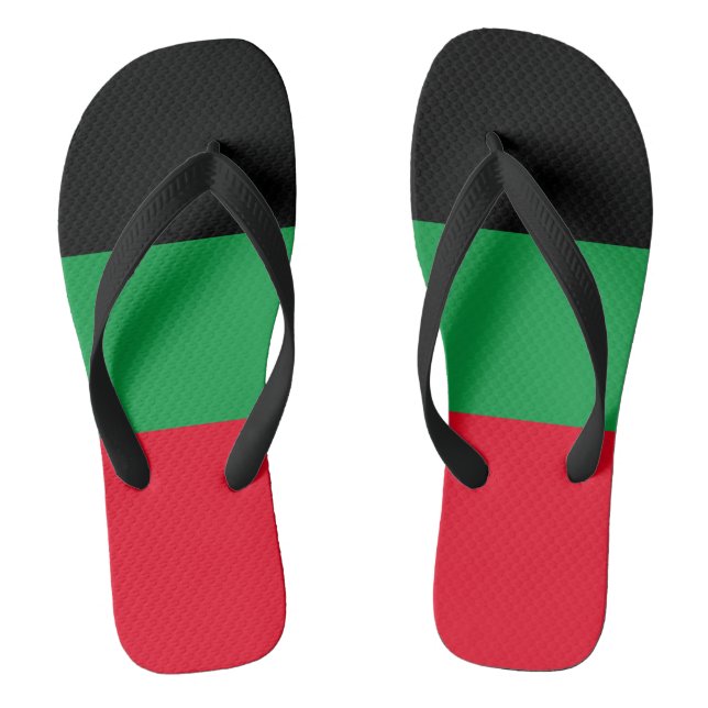 Chanclas "Delicia afrocéntrica" Flip Flops panafricanos (Plantilla)