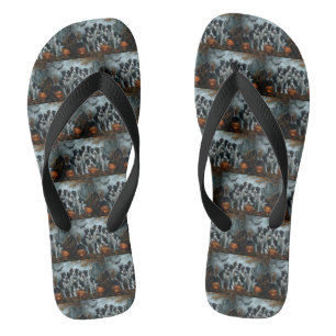 Chanclas Delicia de Halloween para Border Collie