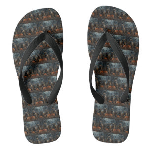 Chanclas Delicia Nocturna de Halloween para Bullmastiff