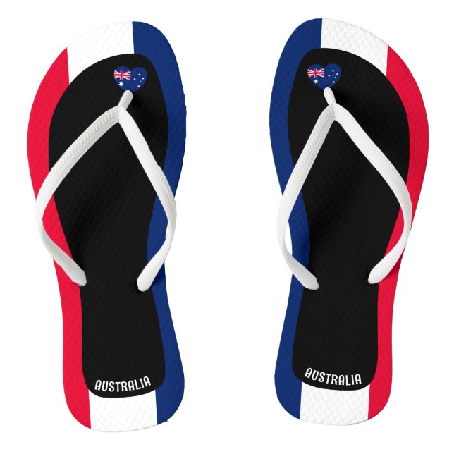 Chanclas Deliciosos colores de bandera australiana patrióti (Plantilla)