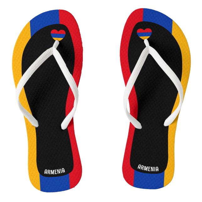 Chanclas Delight Armenia Flag Colours Patriotic (Plantilla)