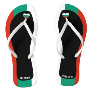 Chanclas Delight Bulgaria Bandera Colores Patrióticos