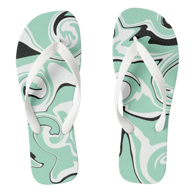 Chanclas Derrame - Verde (Menta) (Plantilla)