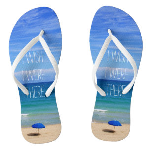 Chanclas Desearía Estar Allí - Blue Beach