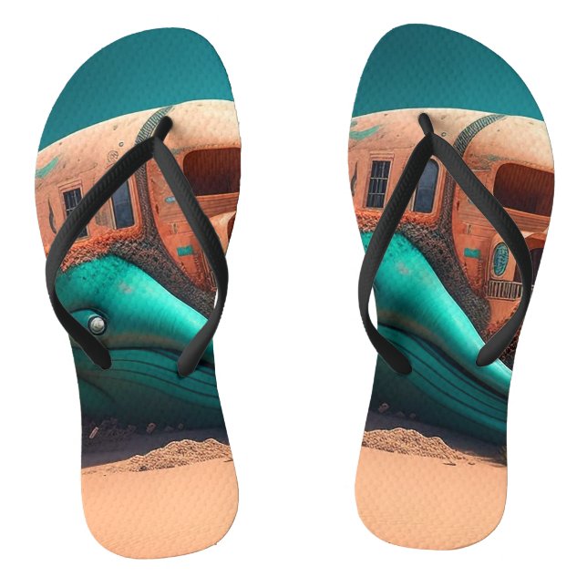 Chanclas Desert whale house (Plantilla)