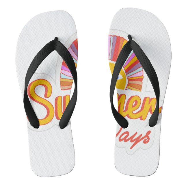 Chanclas Día de verano  (Plantilla)