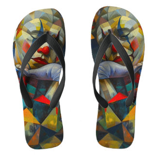 Chanclas dibujo realista