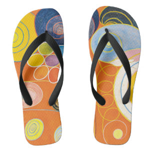 Chanclas Diez mayores, número 3, juventud Hilma af Klint