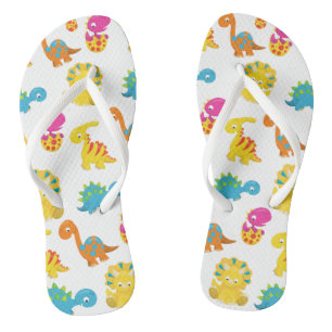 Chanclas Dinosaurios Cutos, Patrón De Dinosaurios, Dino Beb