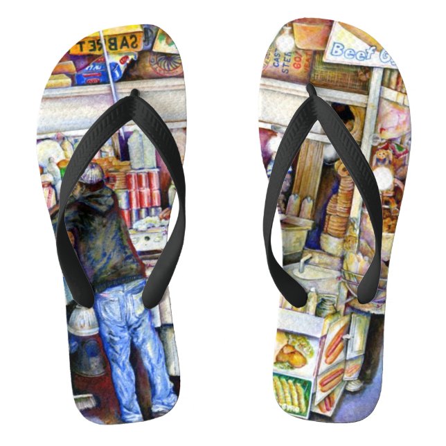 Chanclas Dios del Hot Dog, Ciudad de Nueva York (Plantilla)