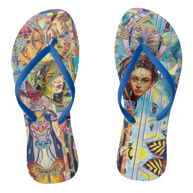 CHANCLAS DISEÑADOR DE COLLAGE DE RETRATOS (Plantilla)
