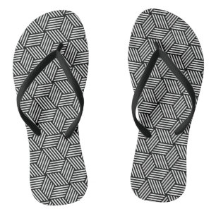 Chanclas Diseño artístico de patrones geométricos