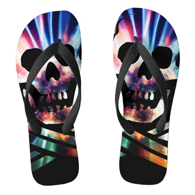 Chanclas Diseño artsy Skull (Plantilla)
