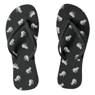 Chanclas Diseño de arte de ranas pequeñas y pequeñas, ne