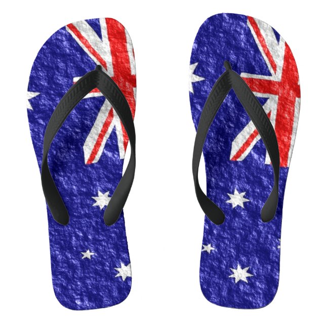 Chanclas Diseño de bandera australiana (Plantilla)