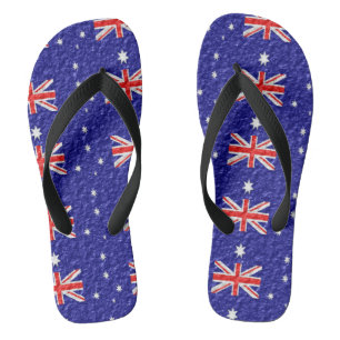Chanclas Diseño de bandera australiana