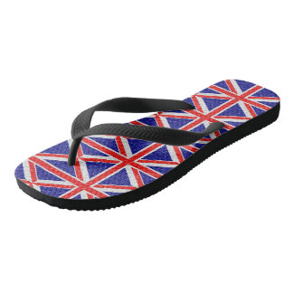 Chanclas Diseño de bandera de bandera de unión personalizad