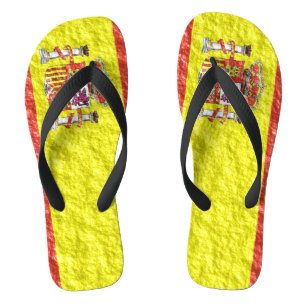 Chanclas Diseño de bandera española