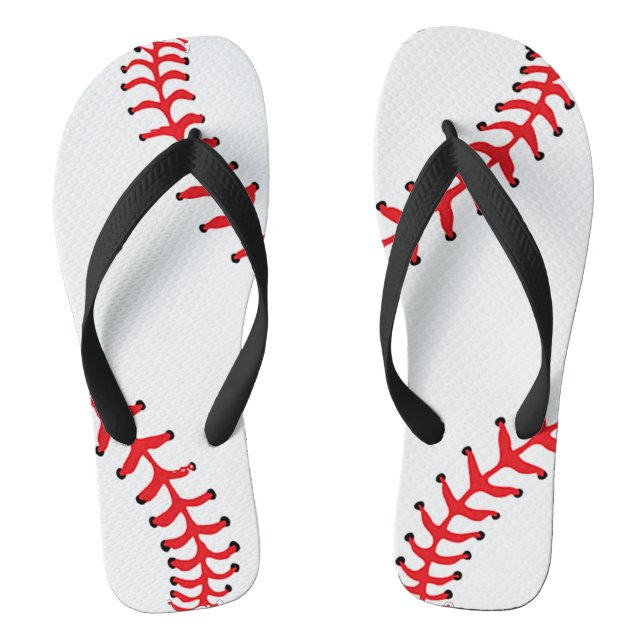 Chanclas Diseño de Béisbol Flip Flops (Plantilla)