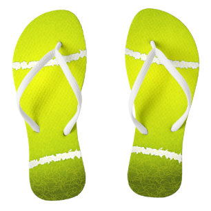 Chanclas Diseño de bolas de tenis