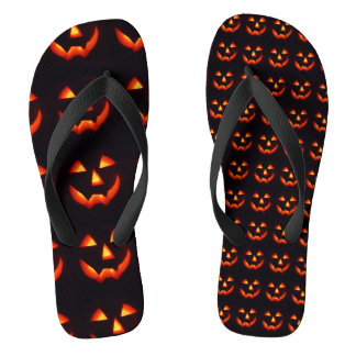 Chanclas Diseño de calabaza