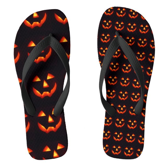Chanclas Diseño de calabaza (Plantilla)