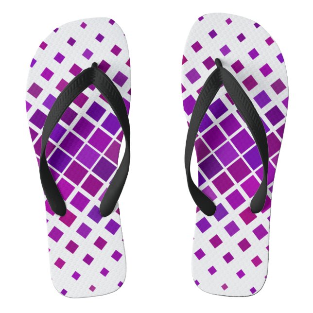 Chanclas Diseño de Diamantes Magenta Púrpura (Plantilla)