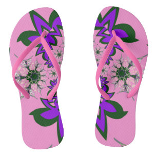 Chanclas Diseño de diseño fresco rosa para bebé Baby Shower