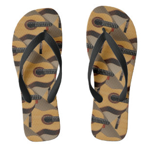 Chanclas Diseño de guitarra Amplias trampas, mujeres 5/6 -