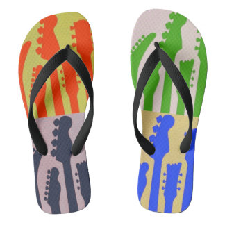 Chanclas Diseño de guitarra multicolor Flip Flops
