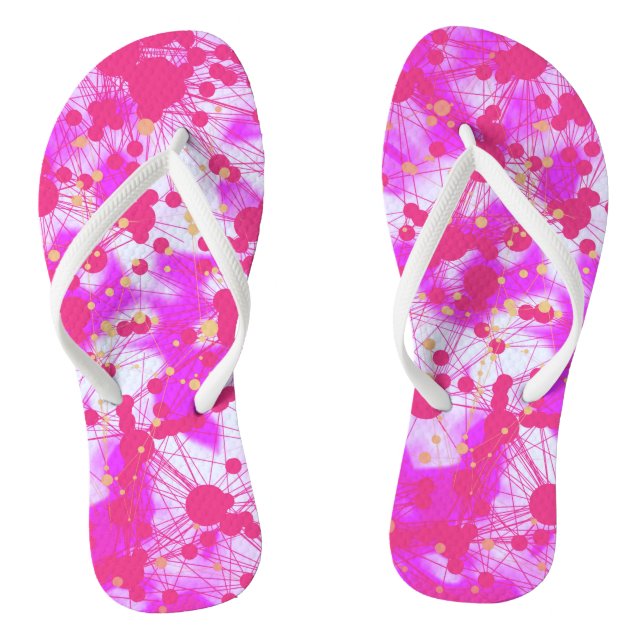 Chanclas Diseño de impresión de tintas paralizadas (Plantilla)