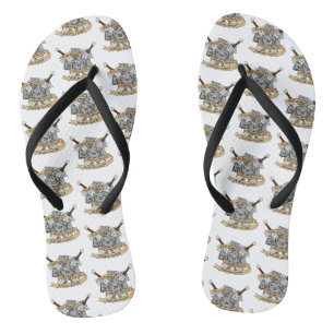 Chanclas Diseño de los dados de combate