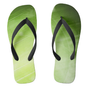 Chanclas Diseño de luz verde al estilo de alta tecnología