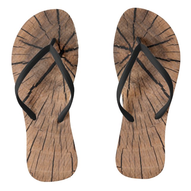 Chanclas Diseño de madera (Plantilla)