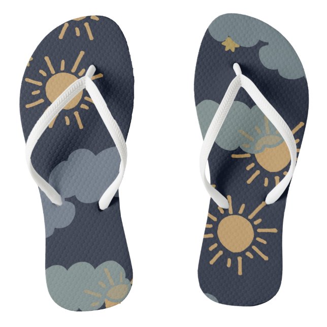 Chanclas Diseño de Papel Pintado Hermoso (Plantilla)