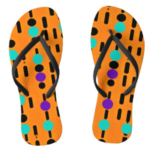 Chanclas Diseño de Patrón Abstracto Elegante