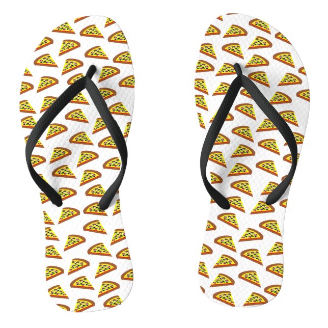 Chanclas Diseño de pizzas (Plantilla)