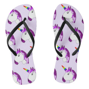 Chanclas Diseño de unicornio