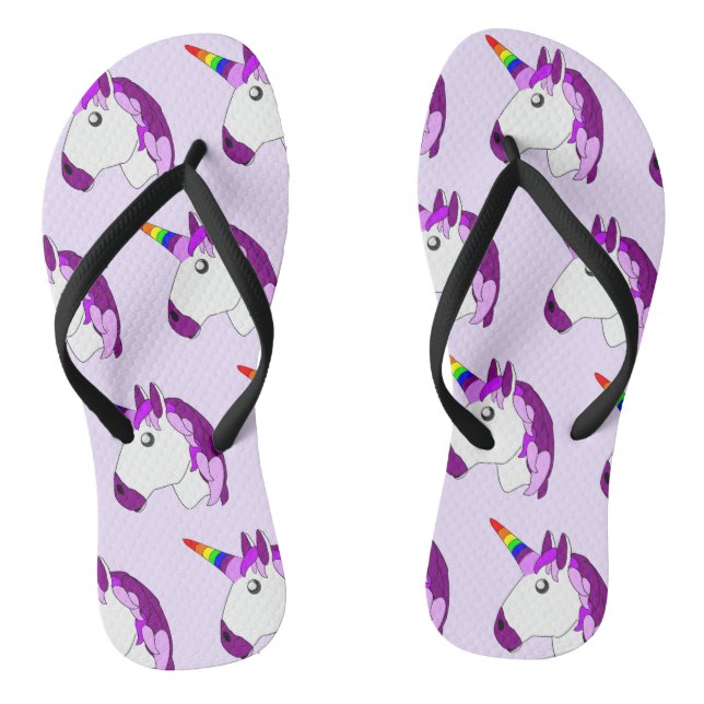Chanclas Diseño de unicornio (Plantilla)