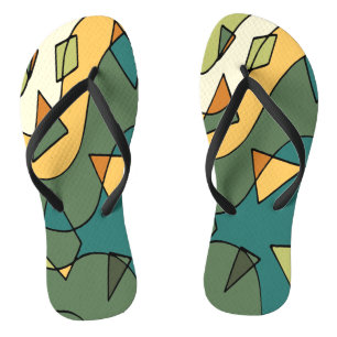 Chanclas Diseño de vintage abstracto dibujado a mano