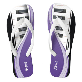 Chanclas Diseño del piano de la diversión con Swoosh