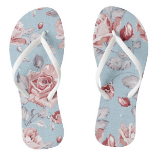 Chanclas Diseño elegante de papel pintado rosa 2