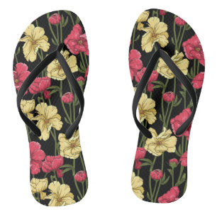 Chanclas Diseño floral elegante 2