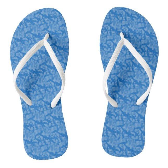 Chanclas Diseño Fractal Azul de Hanukkah (Plantilla)