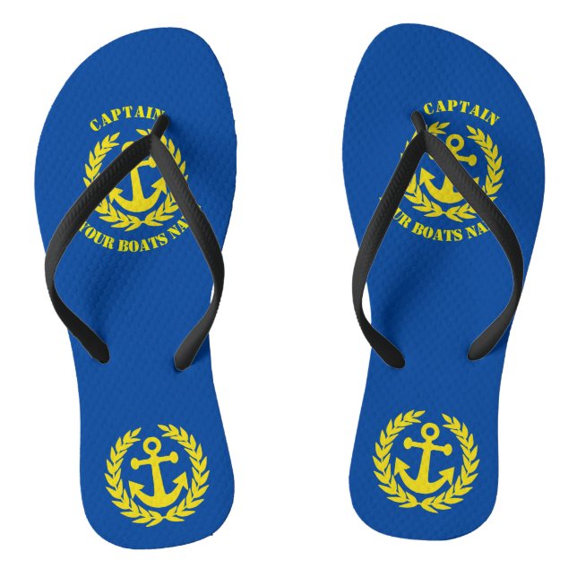 Chanclas Diseño personalizado del ancla de los marineros (Plantilla)