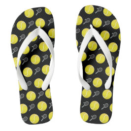 Chanclas Diseño simple de temática deportiva de pelotas y r