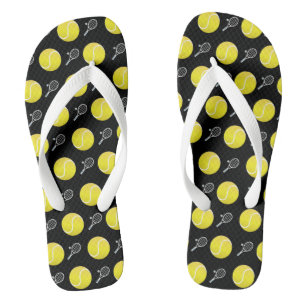 Chanclas Diseño simple de temática deportiva de pelotas y r