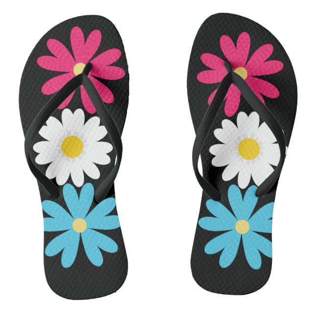 Chanclas diseños florales (Plantilla)